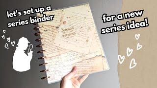 A Sherlock Romance Series?! Let's set up a series binder to organize my ideas! | Big Happy Planner