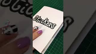 ¿Cómo hacer stickers sin impresora?  versión anime