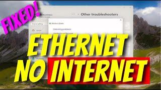 How to Fix Ethernet No Internet Windows 11