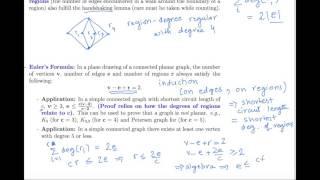 Planar Graphs: Applications of Euler's Formula