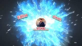 MY Channel Logo  Editor Vishal Name logo || Editor Vishal siwan #djsarzen #logo #channellogo