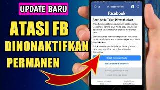 Mengatasi Fb dinonaktifkan permanen update terbaru 2022