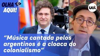 Reinaldo: Milei, o neoextremista, ataca colonialismo e apoia infâmia racista