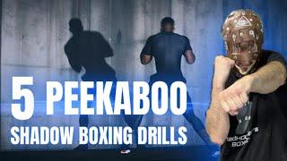 5 Peekaboo Shadow Boxing Drills #boxing #peekaboo #miketyson #madhooker