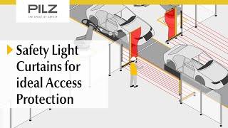Safety light curtains for ideal access protection | Pilz