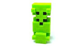 Plus-Plus Creeper Minecraft Instructions