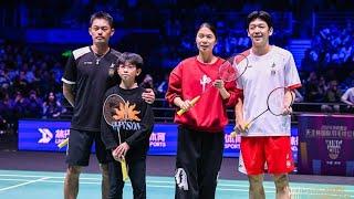 Lucky Fans at King Cup International Badminton Open 2024 | Lin Dan Team vs Lee Yong Dae Team