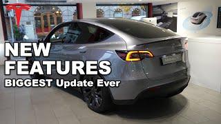 Tesla’s Biggest Update Ever! Brings New Features - Model Y, 3, X, & S