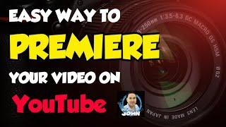 How To Premiere A Video On YouTube 2020 Using Mobile Phone | EASY WAY