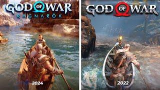 God of War Ragnarok vs God of War 2018 - Details and Physics Comparison (PC)