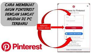 Cara Membuat Akun Pinterest di PC Dengan Sangat Mudah