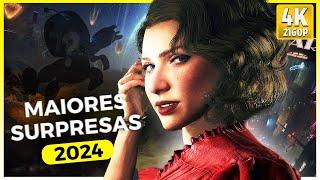 OS GAMES QUE MAIS SURPREENDERAM EM 2024!!