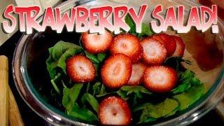 Mariah Milano's Succulent Spinach Strawberry Salad