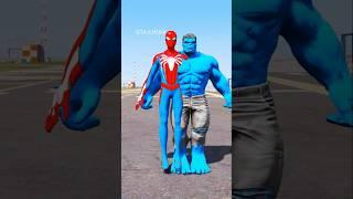 HULK-SPIDER VS HULK CAPTAIN AMERICA Clash of Titans! #shorts