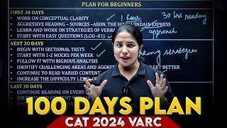 100 Days Study Plan for CAT VARC 2024