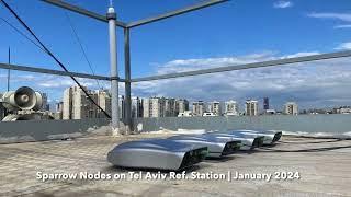 Sparrow nodes on Tel Aviv ref. Station | January 2024