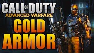 Advanced Warfare "GOLD ARMOR" - Elite Gear Showcase (Call of Duty AW Multiplayer Customization)