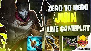 From Zero To Hero On Jhin! - Wild Rift HellsDevil Plus Gameplay