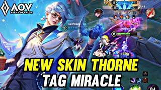 AOV : NEW SKIN THORNE CHRISTMAST WISH GAMEPLAY - ARENA OF VALOR LIÊNQUÂNMOBILE ROV