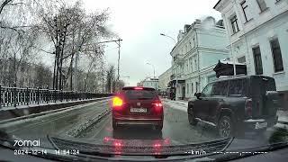 Driving in Moscow city: Текстильщики - Басманный - Бутырский 14/12/2024 (timelapse 4x)