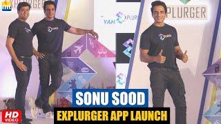 Real Hero Sonu Sood at launch of New Age Social Media App Explurger | Full Video