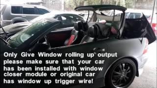 smart car alarm security product working effect demostration after installation