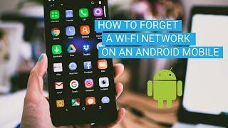 How to Forget a Wi-Fi network on an Android mobile | Android Mobile #android #androidmobile