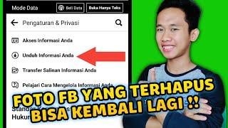 Cara Mengembalikan Foto Facebook yang Terhapus