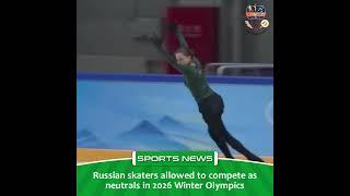 Desitdown Sports (Russian skaters allowed to compete as neutrals in 2026 Winter Olympics) #desitdown