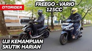 New Honda Vario 125 2023 dan Yamaha Freego 125 2023 | Group Test | OtoRider