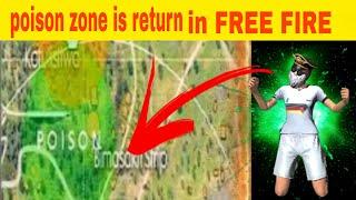 poison zone is return in FREE FIRE || poison zone fact in tamil #shor#shorts #freefirefact