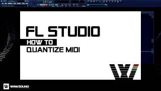 FL Studio: How To Quantize MIDI Notes | WinkSound