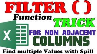 FILTER FUNCTION Trick for #Non Adjacent or #Non Contiguous Columns In Hindi /Urdu by Computer Geek