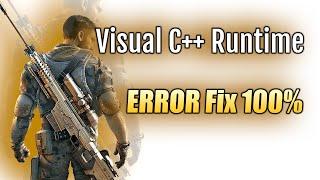 How to fix All Microsoft Visual C++ Runtime Library Errors windows 10 and 11 (100% Works)