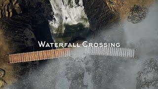 Waterfall Crossing Animated Battle Map for D&D, Pathfinder and other tabletop games