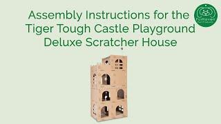 Tiger Tough Castle Playground Deluxe Scratcher House - How to Assemble - Furhaven Pet Products