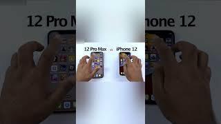 Apple iPhone 12 Pro Max vs Apple iPhone 12 Speed Test