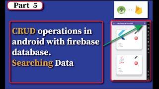 5.Search data from firebase database Using SearchView in android