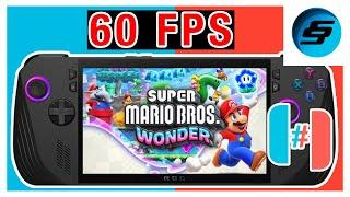 GET 60 FPS ON Super Mario Wonder Ryujinx | ROG Ally X