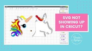 SVG file not showing up in Cricut Design Space?