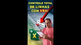 LIVE LOOPING EXCEL VBA: Manipulando LINHAS - (24/02)