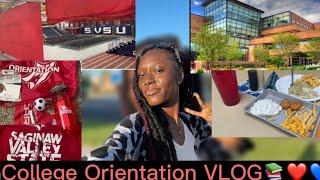 College Orientation VLOG| SVSU Freshman Year️ #collegelife #freshman #trendingstatusvideo