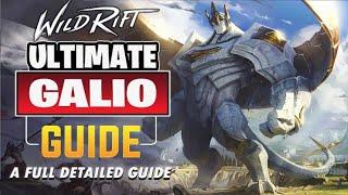 WILD RIFT ULTIMATE GALIO GUIDE - BUILD, ABILITIES, COMBOS, TIPS AND TRICKS!