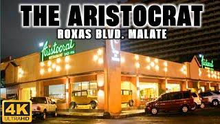 [4K] Dining at the Original ARISTOCRAT RESTAURANT Malate Manila! A Nostalgic Experience!