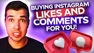 I bought YOU (my viewers) Instagram Likes and Comments! How to Buy Likes & Comments on Instagram