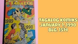 90's Tagalog Komiks: January 1, 1990 (New Year Cover) || Vintage Pinoy Komiks