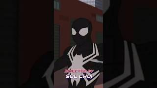 Symbiote Spider-Man crushed AIM with ease #marvelcartoon #spiderman #marvel #symbiotespiderman