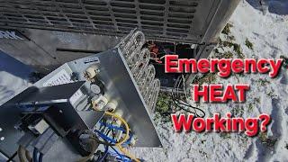 How to know if the emergency heat is working? #heatpump #emergencyheat