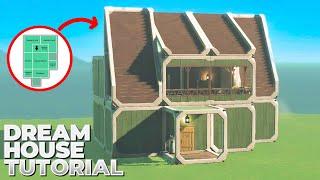 Totk Dream House with a Roof Build Tutorial | The Legend of Zelda: Tears of the Kingdom