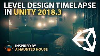 SPEED LEVEL DESIGN IN UNITY! | Haunted House Built Using HDRP!